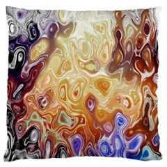 Space Abstraction Background Digital Computer Graphic Large Cushion Case (two Sides) by Simbadda