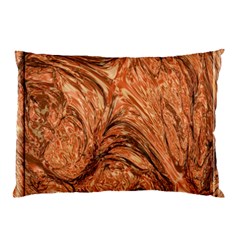 3d Glass Frame With Fractal Background Pillow Case (two Sides) by Simbadda