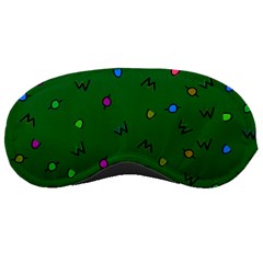 Green Abstract A Colorful Modern Illustration Sleeping Masks by Simbadda