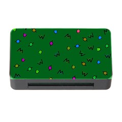 Green Abstract A Colorful Modern Illustration Memory Card Reader With Cf by Simbadda