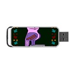 Owl A Colorful Modern Illustration For Lovers Portable USB Flash (One Side) Front