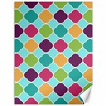 Colorful Quatrefoil Pattern Wallpaper Background Design Canvas 36  x 48   35.26 x46.15  Canvas - 1