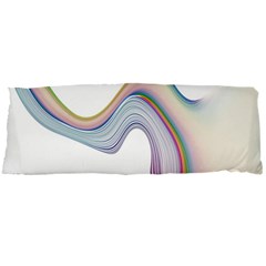 Abstract Ribbon Background Body Pillow Case Dakimakura (two Sides) by Simbadda