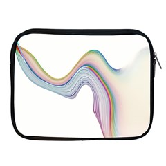 Abstract Ribbon Background Apple Ipad 2/3/4 Zipper Cases by Simbadda