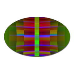 Galileo Galilei Reincarnation Abstract Character Oval Magnet