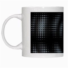 Circular Abstract Blend Wallpaper Design White Mugs