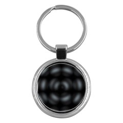 Circular Abstract Blend Wallpaper Design Key Chains (round)  by Simbadda