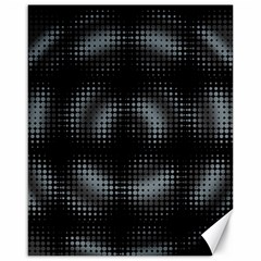 Circular Abstract Blend Wallpaper Design Canvas 16  X 20   by Simbadda