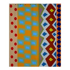 Abstract A Colorful Modern Illustration Shower Curtain 60  X 72  (medium)  by Simbadda