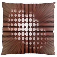 Technical Background With Circles And A Burst Of Color Large Flano Cushion Case (two Sides) by Simbadda