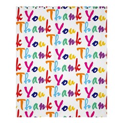 Wallpaper With The Words Thank You In Colorful Letters Shower Curtain 60  X 72  (medium)  by Simbadda