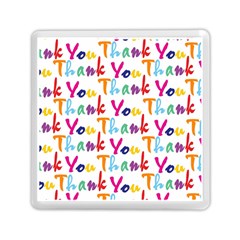 Wallpaper With The Words Thank You In Colorful Letters Memory Card Reader (square) 