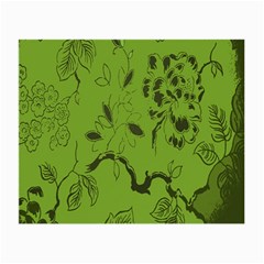 Abstract Green Background Natural Motive Small Glasses Cloth by Simbadda