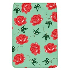 Floral Roses Wallpaper Red Pattern Background Seamless Illustration Flap Covers (l)  by Simbadda