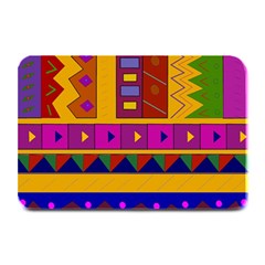 Abstract A Colorful Modern Illustration Plate Mats by Simbadda