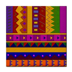 Abstract A Colorful Modern Illustration Face Towel by Simbadda