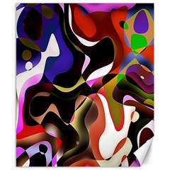 Colourful Abstract Background Design Canvas 8  X 10  by Simbadda