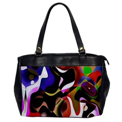Colourful Abstract Background Design Office Handbags by Simbadda
