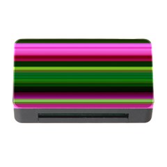 Multi Colored Stripes Background Wallpaper Memory Card Reader With Cf
