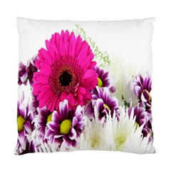 Pink Purple And White Flower Bouquet Standard Cushion Case (one Side)