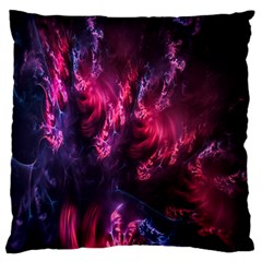 Abstract Fractal Background Wallpaper Standard Flano Cushion Case (two Sides) by Simbadda