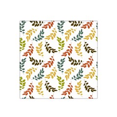 Colorful Leaves Seamless Wallpaper Pattern Background Satin Bandana Scarf