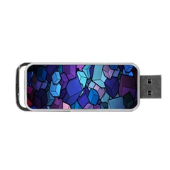 Cubes Vector Art Background Portable Usb Flash (one Side) by Simbadda