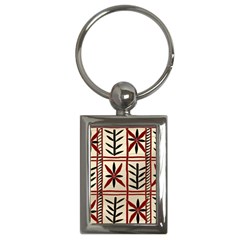 Abstract A Colorful Modern Illustration Pattern Key Chains (rectangle)  by Simbadda