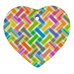 Abstract Pattern Colorful Wallpaper Background Ornament (Heart)