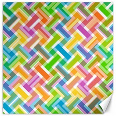 Abstract Pattern Colorful Wallpaper Background Canvas 12  x 12  