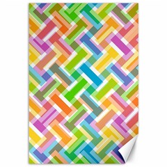 Abstract Pattern Colorful Wallpaper Background Canvas 12  x 18  