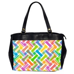 Abstract Pattern Colorful Wallpaper Background Office Handbags (2 Sides) 