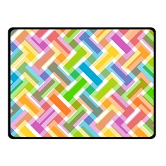 Abstract Pattern Colorful Wallpaper Background Fleece Blanket (Small)