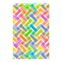 Abstract Pattern Colorful Wallpaper Background Shower Curtain 48  x 72  (Small) 