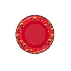 Floral Roses Pattern Background Seamless Hat Clip Ball Marker by Simbadda