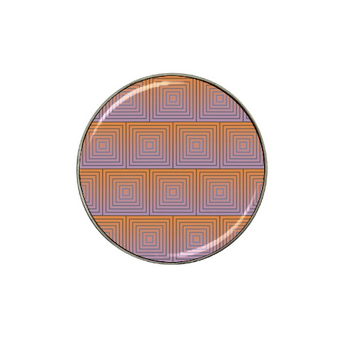 Brick Wall Squared Concentric Squares Hat Clip Ball Marker (4 pack)