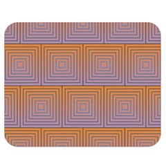 Brick Wall Squared Concentric Squares Double Sided Flano Blanket (medium)  by Simbadda