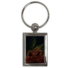 Abstract Glowing Edges Key Chains (rectangle)  by Simbadda