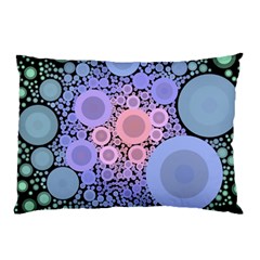 An Abstract Background Consisting Of Pastel Colored Circle Pillow Case by Simbadda