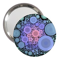 An Abstract Background Consisting Of Pastel Colored Circle 3  Handbag Mirrors by Simbadda