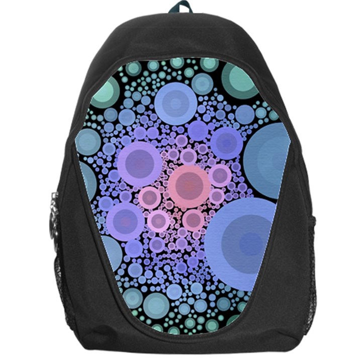 An Abstract Background Consisting Of Pastel Colored Circle Backpack Bag