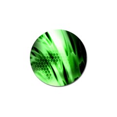 Abstract Background Green Golf Ball Marker (10 Pack) by Simbadda