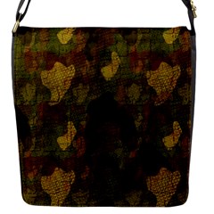 Textured Camo Flap Messenger Bag (s) by Simbadda