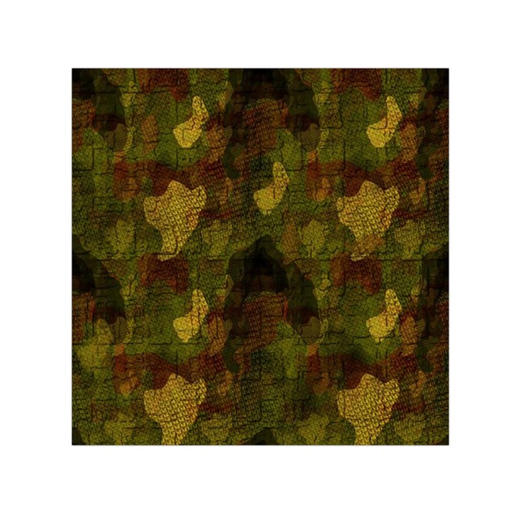 Textured Camo Small Satin Scarf (Square)