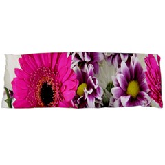 Purple White Flower Bouquet Body Pillow Case (dakimakura)