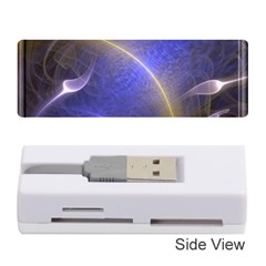 Fractal Magic Flames In 3d Glass Frame Memory Card Reader (stick) 