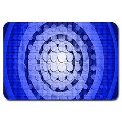 Abstract Background Blue Created With Layers Large Doormat 