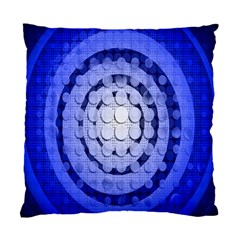 Abstract Background Blue Created With Layers Standard Cushion Case (One Side)