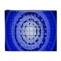 Abstract Background Blue Created With Layers Cosmetic Bag (XL)