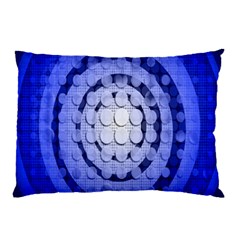 Abstract Background Blue Created With Layers Pillow Case (Two Sides)